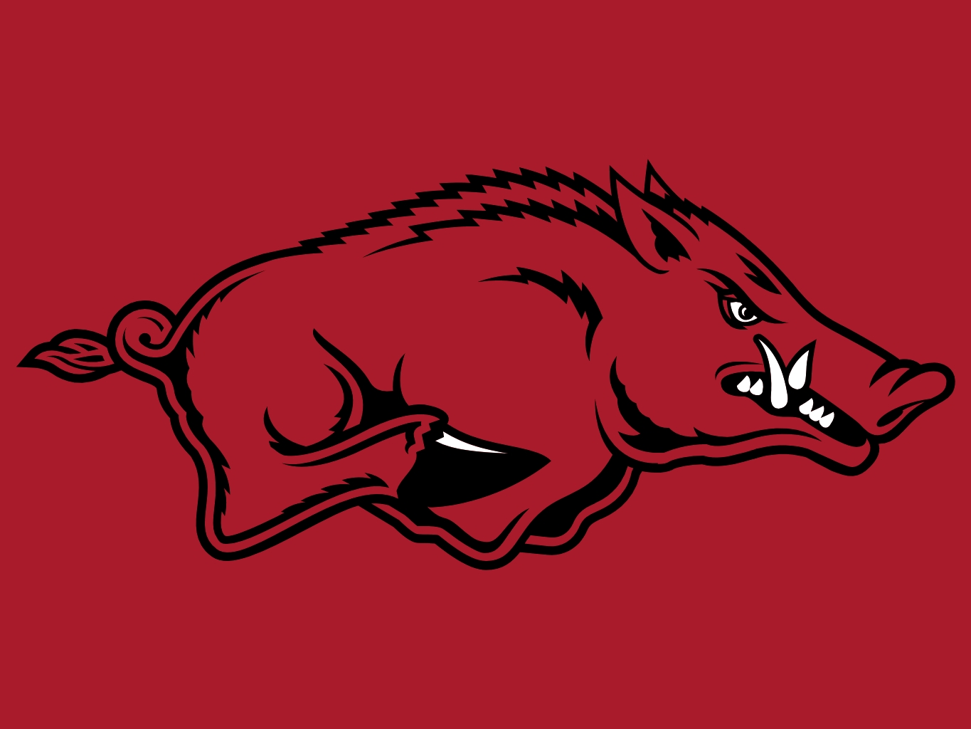 logo of the University of Arkansas' Razorbacks