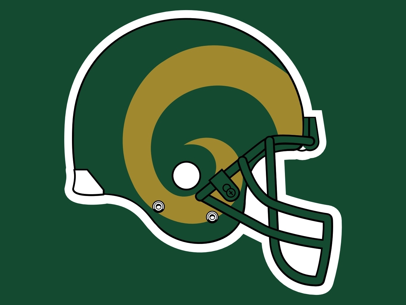 Csu Rams Helmet