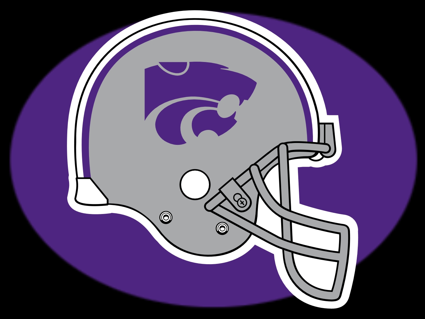 Kansas State Helmet
